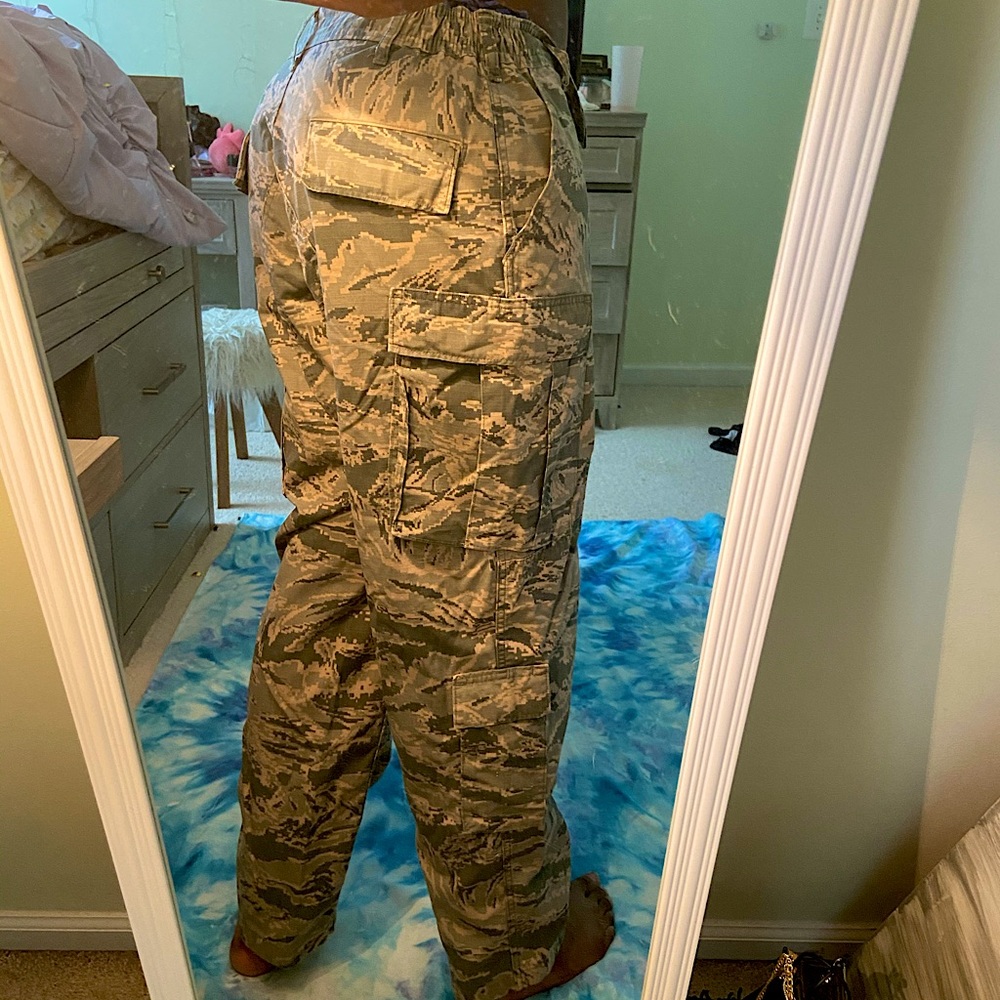 Camo cargos